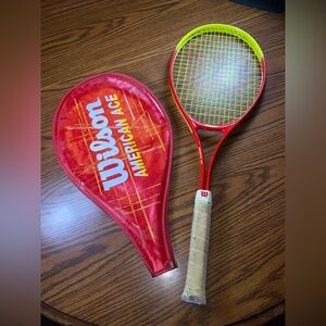 Wilson American Ace Adult Tennis Racquet Racket L3 4 3/8